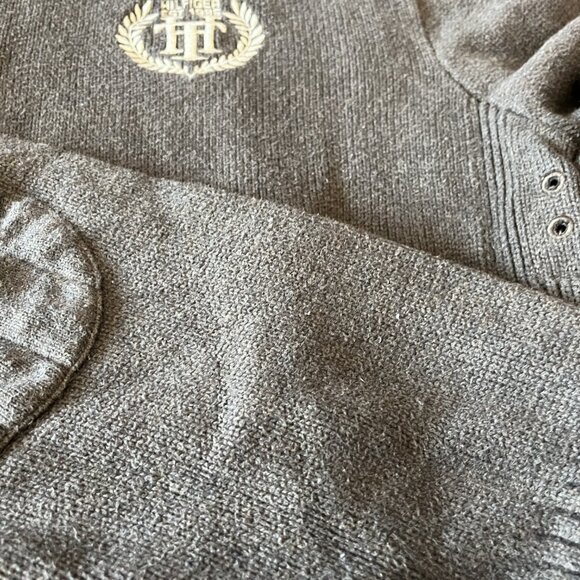 Tommy brown 1/4 zip sweater - Picture 5 of 5